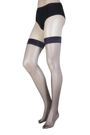 Ladies 1 Pair Oroblu Geo 8 8 Denier Sheer Hold Ups