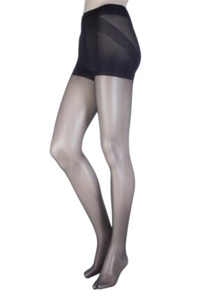 Full Tilt Checkered Sheer Tights - Black - One Size