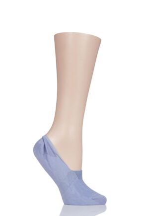 Ladies 1 Pair Pantherella Plain Egyptian Cotton Invisible Socks