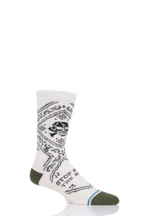 Ladies 1 Pair Stance Cut the Roses Cotton Socks