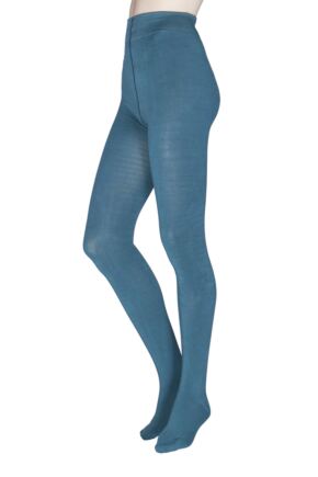 Ladies 1 Pair Thought Elgin Bamboo and Recycled Polyester Plain Tights