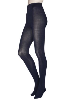Ladies 1 Pair Thought Elgin Bamboo and Recycled Polyester Plain Tights