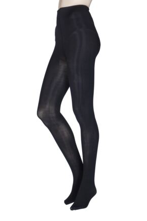Ladies 1 Pair Thought Sara Recycled Nylon Opaque Tights