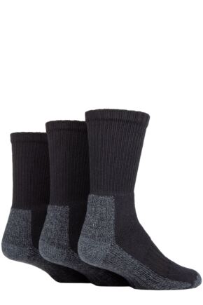 Ladies 3 Pair Workforce Safety Boot Socks