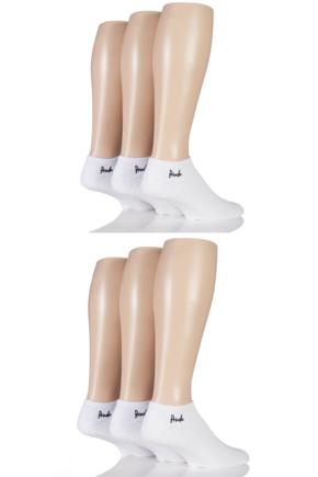 Mens 6 Pair Pringle Full Cushion Sports and Trainer Socks