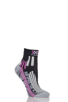 Ladies 1 Pair X-Socks Run Speed Two Running Socks