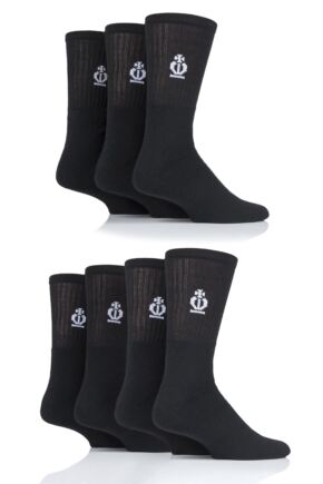 Mens 7 Pair Jeff Banks Cotton Sports Socks