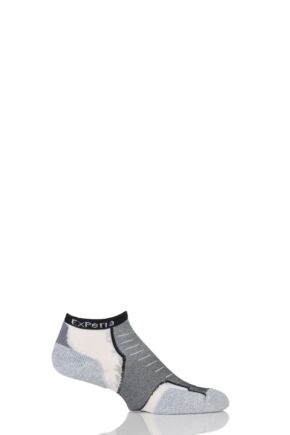 Mens and Ladies 1 Pair Experia By Thorlos Cushioned Running Micro Mini Crew Socks