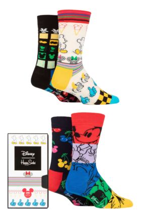 Happy Socks 4 Pair Disney Gift Sets Multi 7.5-11.5 Unisex