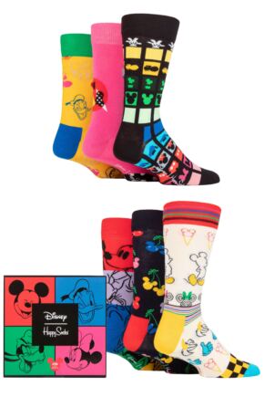Happy Socks 6 Pair Disney Gift Sets