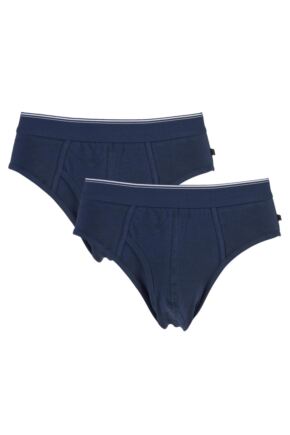 Mens 2 Pack Farah Keyhole Briefs Navy XL