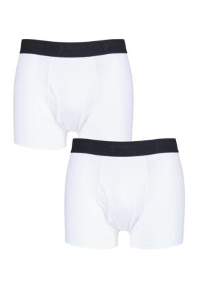 Mens 2 Pair Farah Plain Trunks