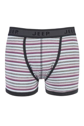 Mens 1 Pair Jeep Spirit Cotton Stripe Trunks