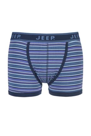 Mens 1 Pair Jeep Spirit Cotton Stripe Trunks