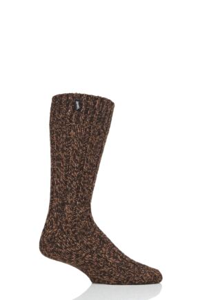 Mens 1 Pair Jeep Hiking Wool Blend Socks Amber 6-11 Mens