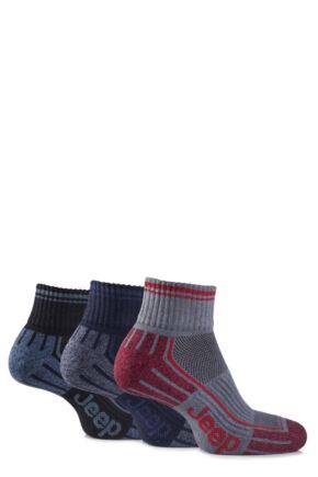 JEEP CUSHIONED COTTON ANKLE SOCKS