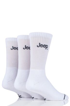 Mens 3 Pair Jeep Leisure Boot Socks