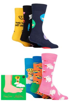 Happy Socks 6 Pair Monty Python Gift Sets