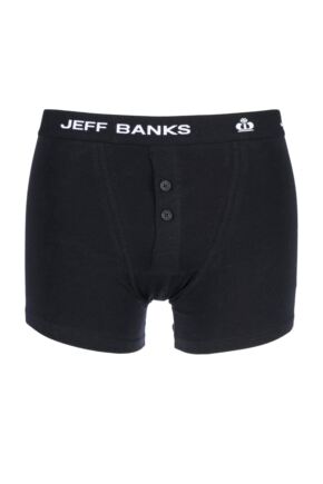  Jeff Banks Leeds Buttoned* Cotton Boxer Shorts