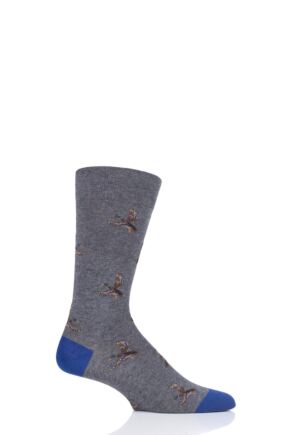 Mens 1 Pair Scott Nichol All Over Ducks Cotton Socks