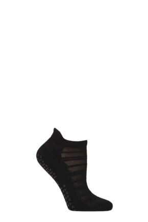 Ladies 1 Pair Tavi Noir Emma Organic Cotton Yoga Socks with Grip