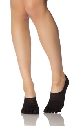 Ladies 1 Pair ToeSox Full Toe Dash Low Rise Socks