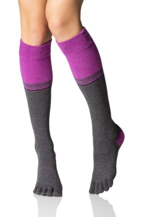 Ladies 1 Pair ToeSox Full Toe Knee High Socks