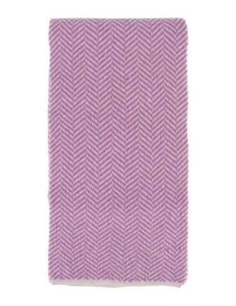 Mens Great and British Knitwear 100% Cashmere Herringbone Scarf. Made In Scotland