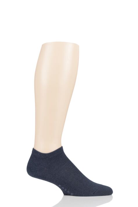 mens blue trainer socks