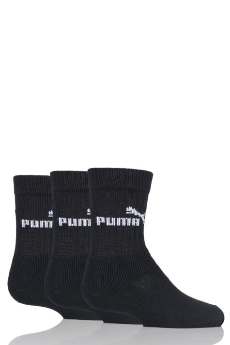 Kids Puma Plain Crew Sports Socks from 