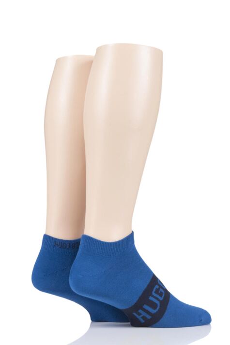mens blue trainer socks