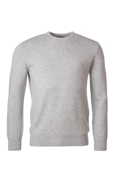 grey crew neck jumper mens