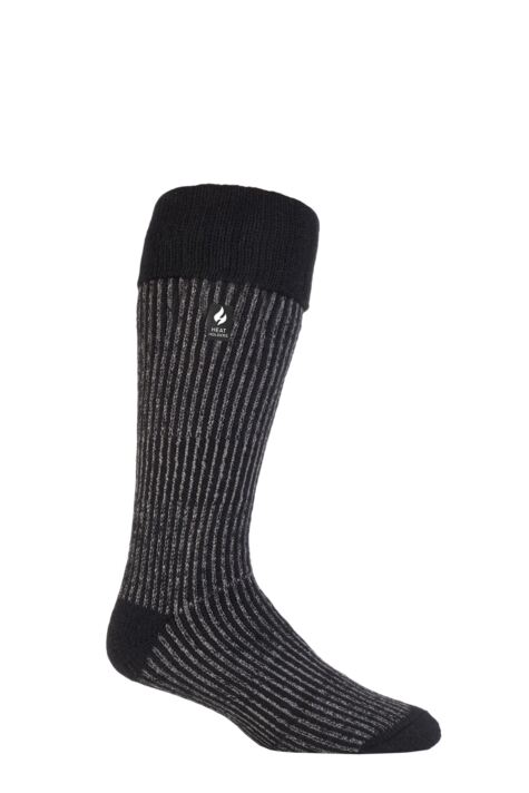Mens Pair SOCKSHOP Heat Holders TOG Thermal Boot Socks From
