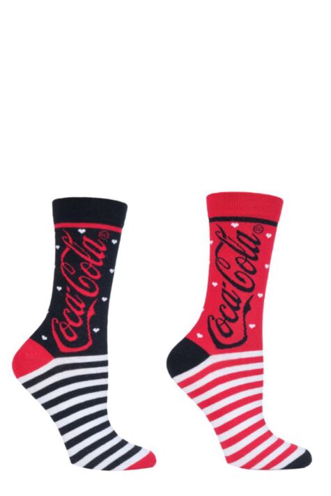 COCA COLA STRIPED COTTON SOCKS