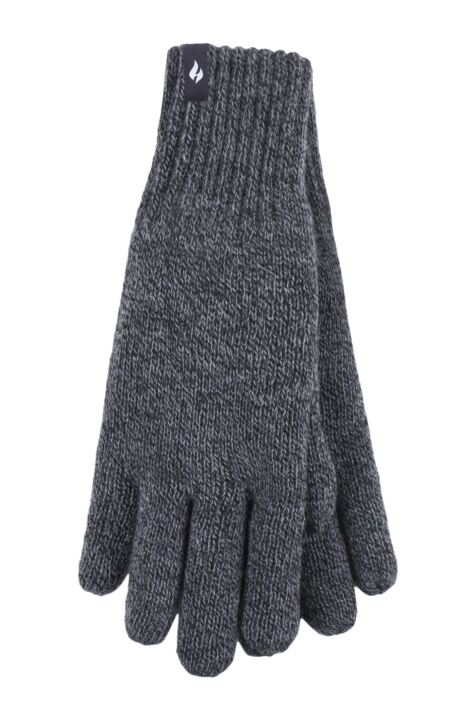 Mens 1 Pair Heat Holders 2.3 Tog Heatweaver Yarn Gloves From SOCKSHOP