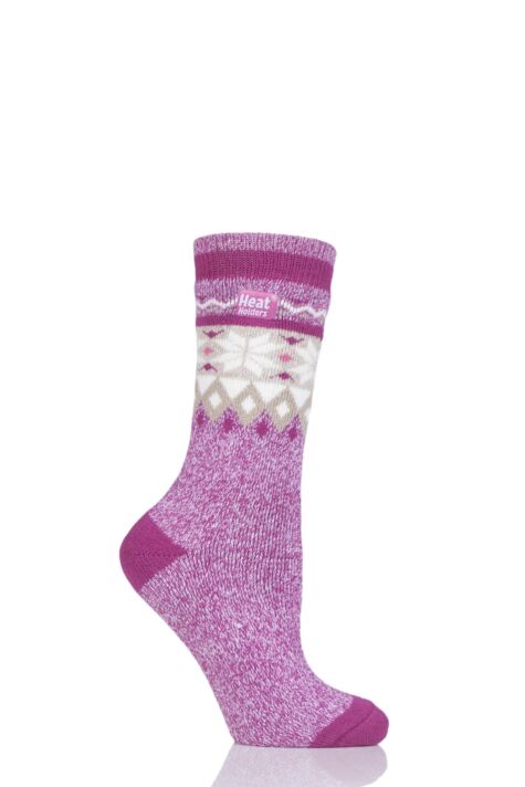 Ladies New Twisted Yarn Heat Holder Thermal Socks Size 4-8 UK 37-42 eur