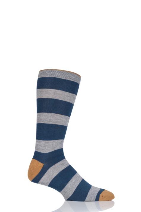 THOUGHT KIERAN STRIPE BAMBOO AND ORGANIC COTTON SOCKS