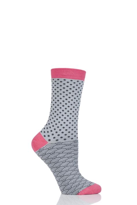 THOUGHT WREN SMALL DOTS BAMBOO AND ORGANIC COTTON SOCKS