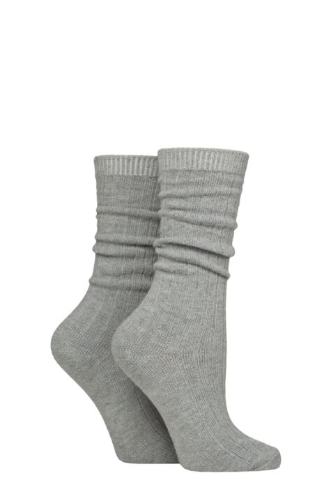 Women's 2 Pair SOCKSHOP Wildfeet Slouch Socks | SOCKSHOP