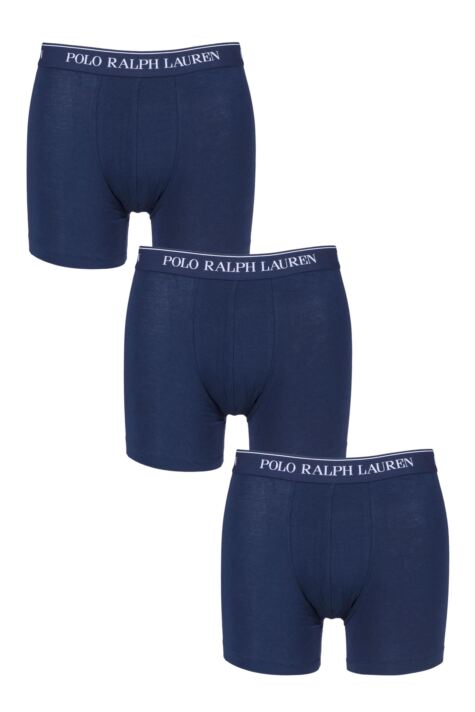 POLO RALPH LAUREN Stretch-cotton boxer briefs - set of three