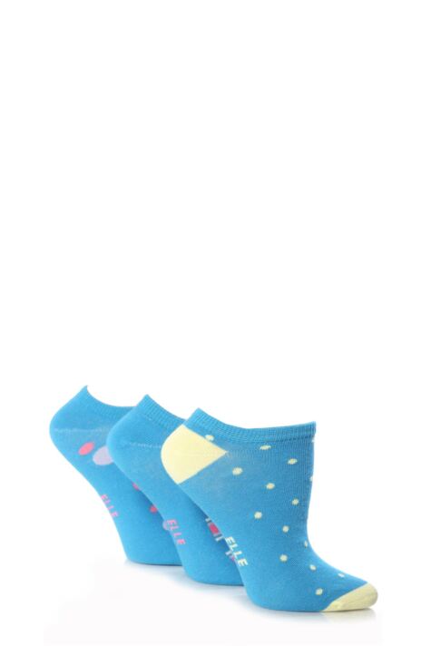 Young Elle Patterned Cotton Trainer Socks