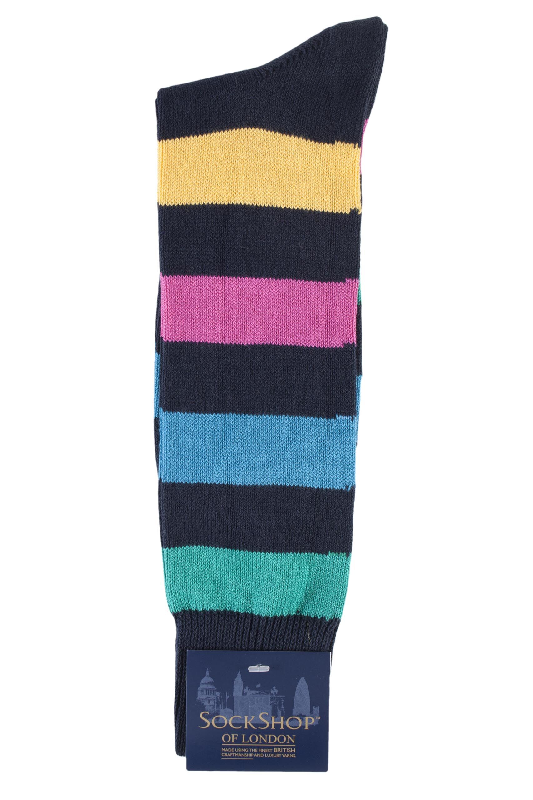  Sockshop of London Bold Broad Stripe Cotton Socks