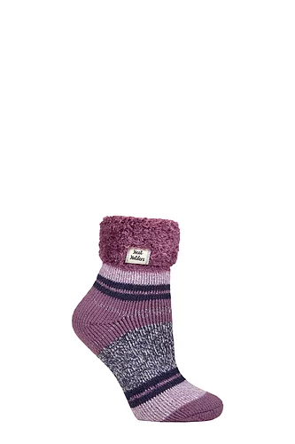 Women's 1 Pair Heat Holders Sleep Turn Over Cuff Socks