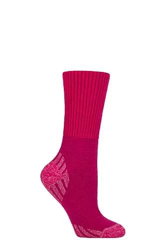 Women's 1 Pair SOCKSHOP IOMI FootNurse Diabetic Merino Wool Boot Socks