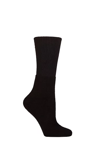 Women's 1 Pair SOCKSHOP IOMI FootNurse Inside Out Upside Down Diabetic Bamboo Socks