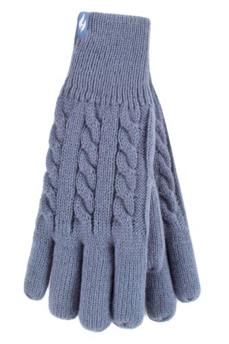 Women's 1 Pair SOCKSHOP Heat Holders Willow Cable Gloves