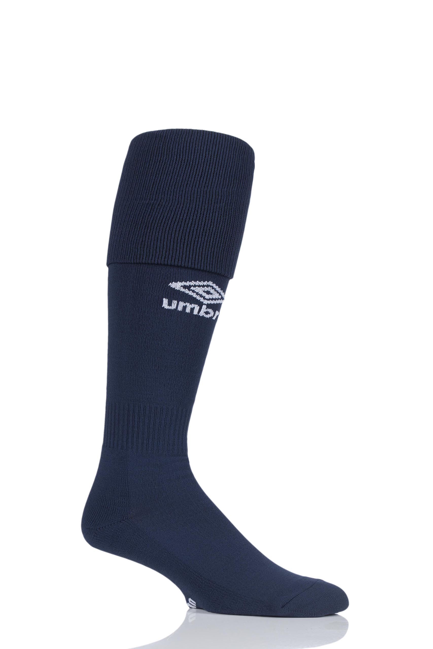 Image of 1 Pair Dark Navy / White League Football Socks Men's 7-12 Mens - Umbro