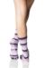 Ladies 1 Pair Elle Striped Angora Toe Socks