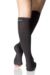 Ladies 1 Pair ToeSox Scrunch Half Toe Organic Cotton Knee High Socks