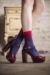 Ladies 2 Pair Tommy Hilfiger Ombre Graded Stripe Cotton Socks